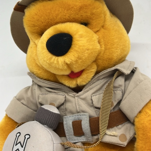 Vintage Disneyland Resorts Safari Winnie the Pooh Stuffed Toy - Picture 2 of 5